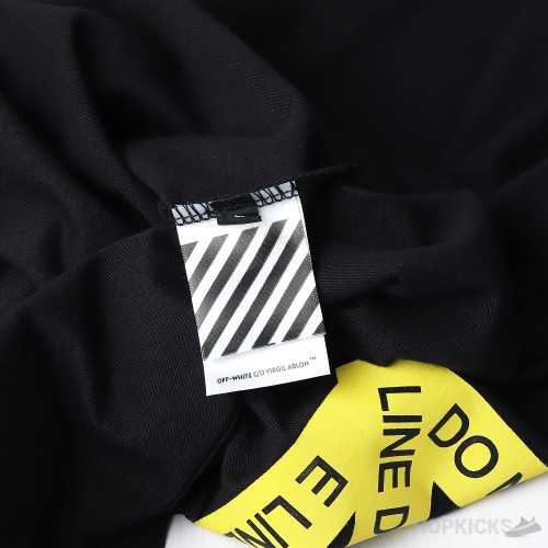 Off white firetape tee hotsell